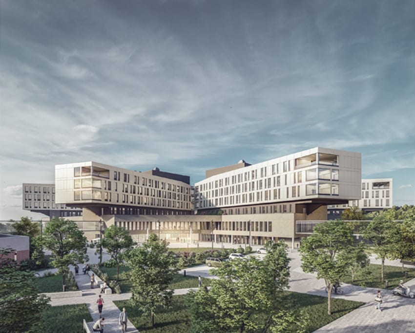 Dreiland-Klinikum Lörrach eröffnet Ende 2025 während das Claraspital vom Universitätsspital Basel übernommen wird.