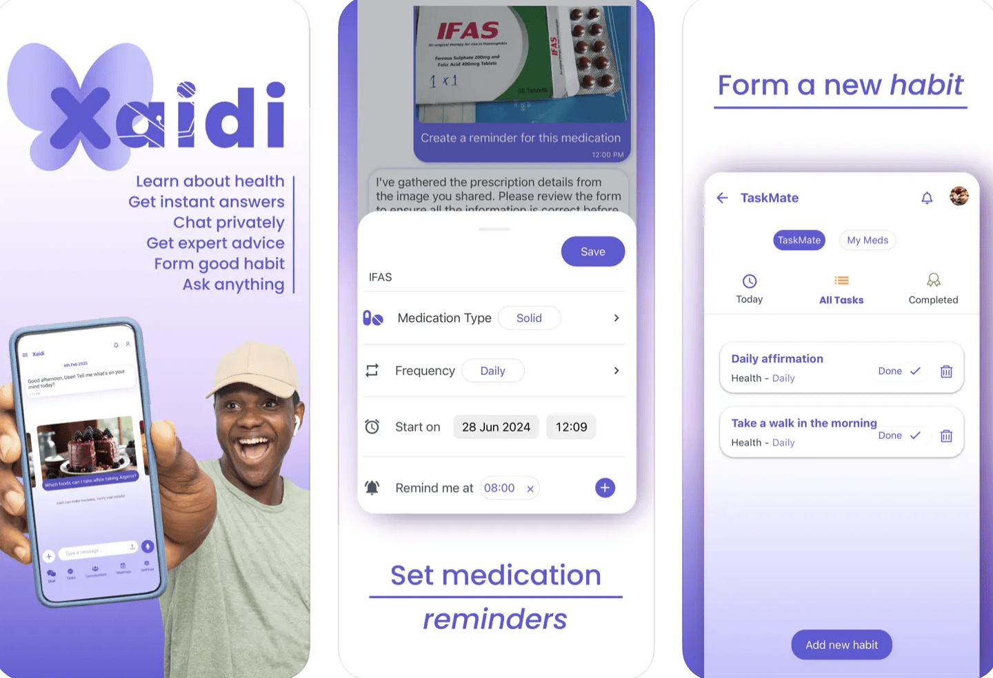 Xaidi:An app that facilitates access to health information.