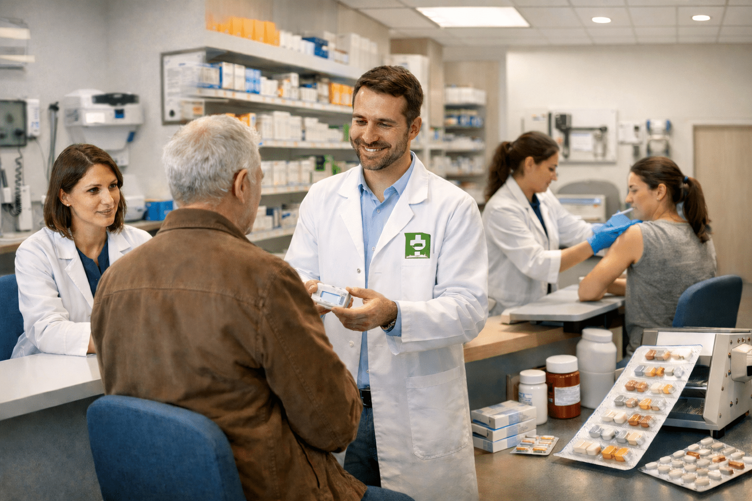 Les pharmacies suisses proposent des consultations en cas de troubles aigus et sont rentables.