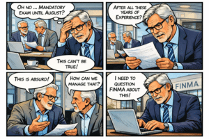 Compulsory further training is causing displeasure among brokers who have been operating successfully in the market for 30 years or more.