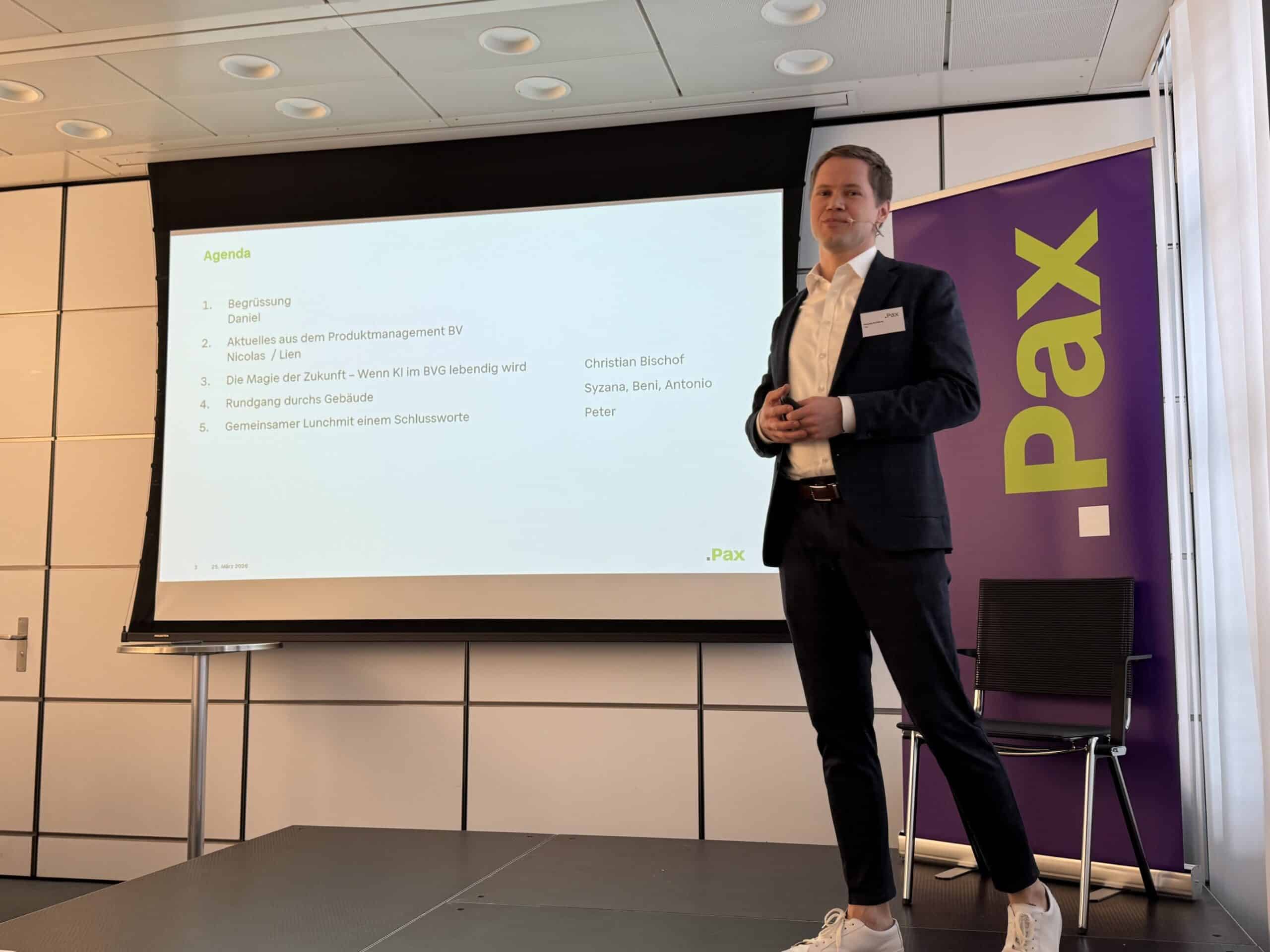 La prévoyance entre croissance, sécurité et IA : Nicolas Ketterer, responsable de la gestion des produits BV chez Pax.