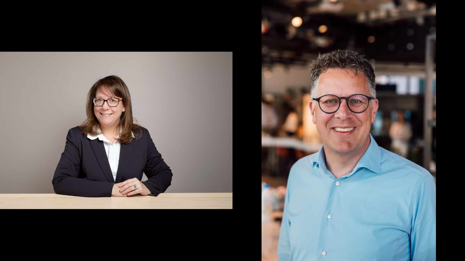 Neue Kräfte in der Assura-Geschäftsleitung: Nicole Bölchinger und Mario Bernasconi.