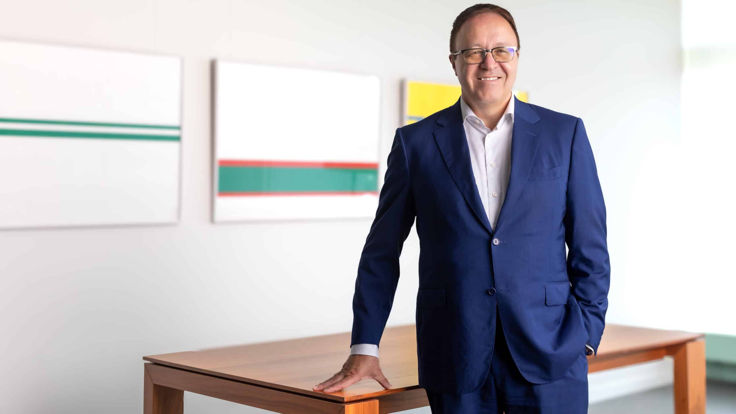 Insurance means responsibility at the crucial moment: Jean-Daniel Laffely, CEO of Vaudoise.