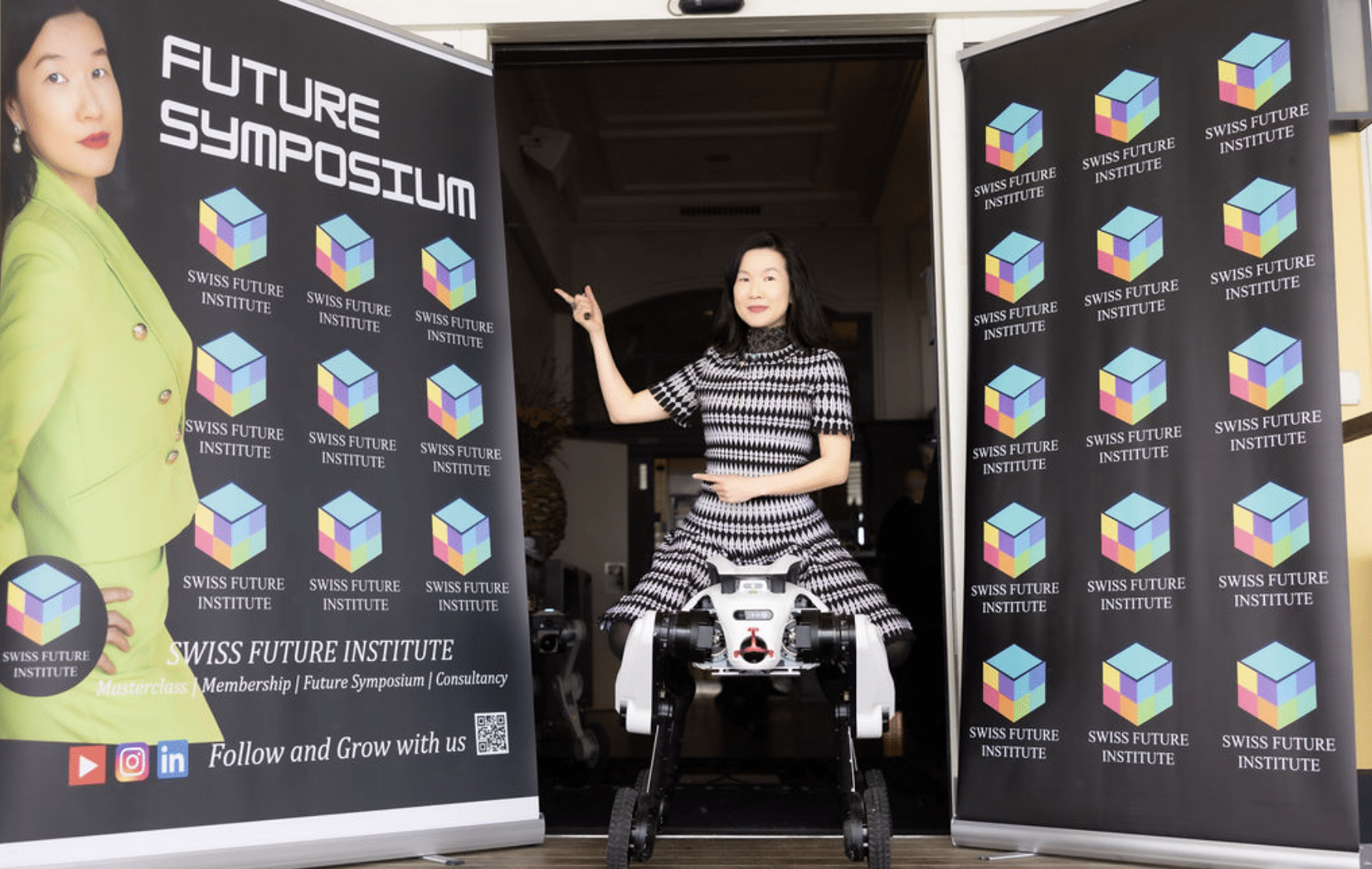 Construire l'avenir ensemble avec Katrin J. Yuan, CEO du Swiss Future Institute, lors du Future Symposium des 26 et 27 mars 2026 sur l'Uetliberg avec vue panoramique sur Zurich.