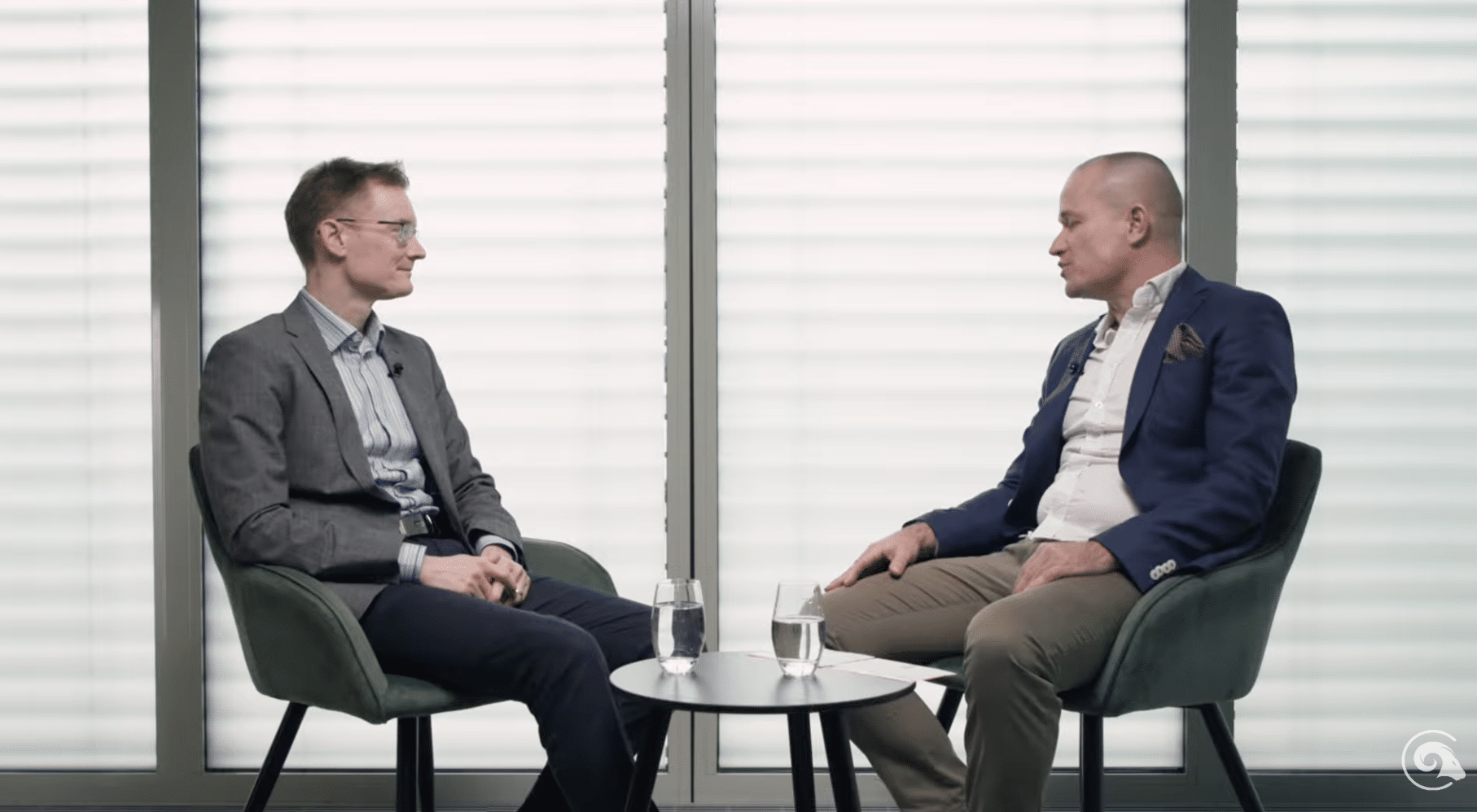 KI, Klimarisiken und die Kunst, mit Unsicherheiten zu arbeiten. Jakob Barandun (re.) im Interview mit dem Physiker und Unternehmer Dr. Christian Spindler.