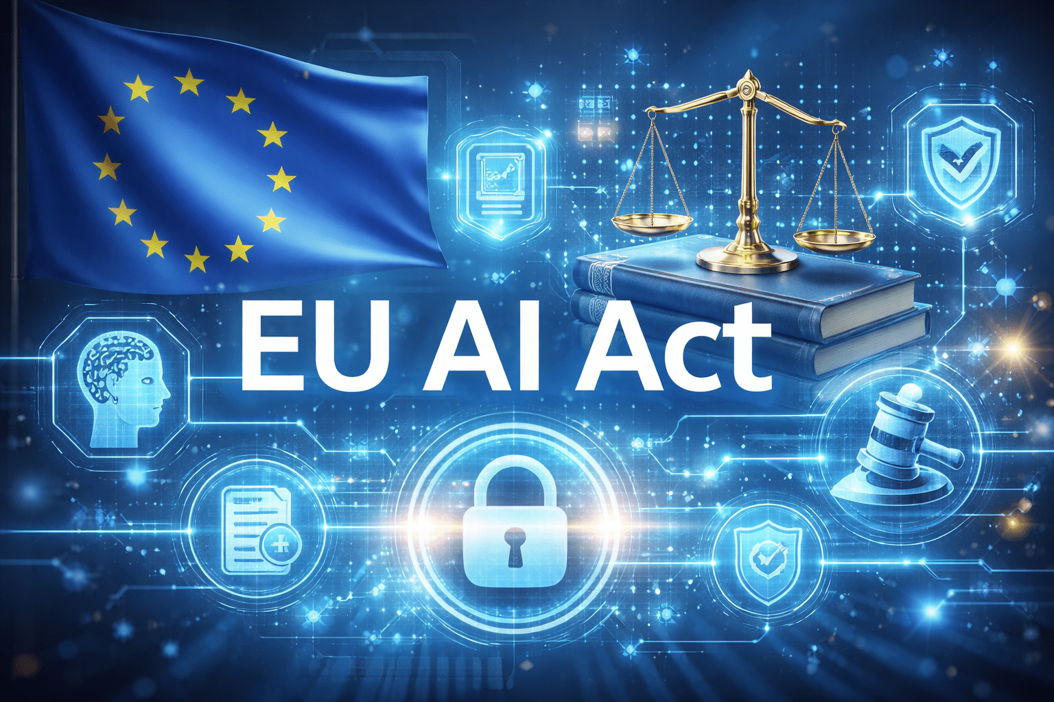 EU AI Act : les entreprises suisses sont également concernées. Image : IA générée.