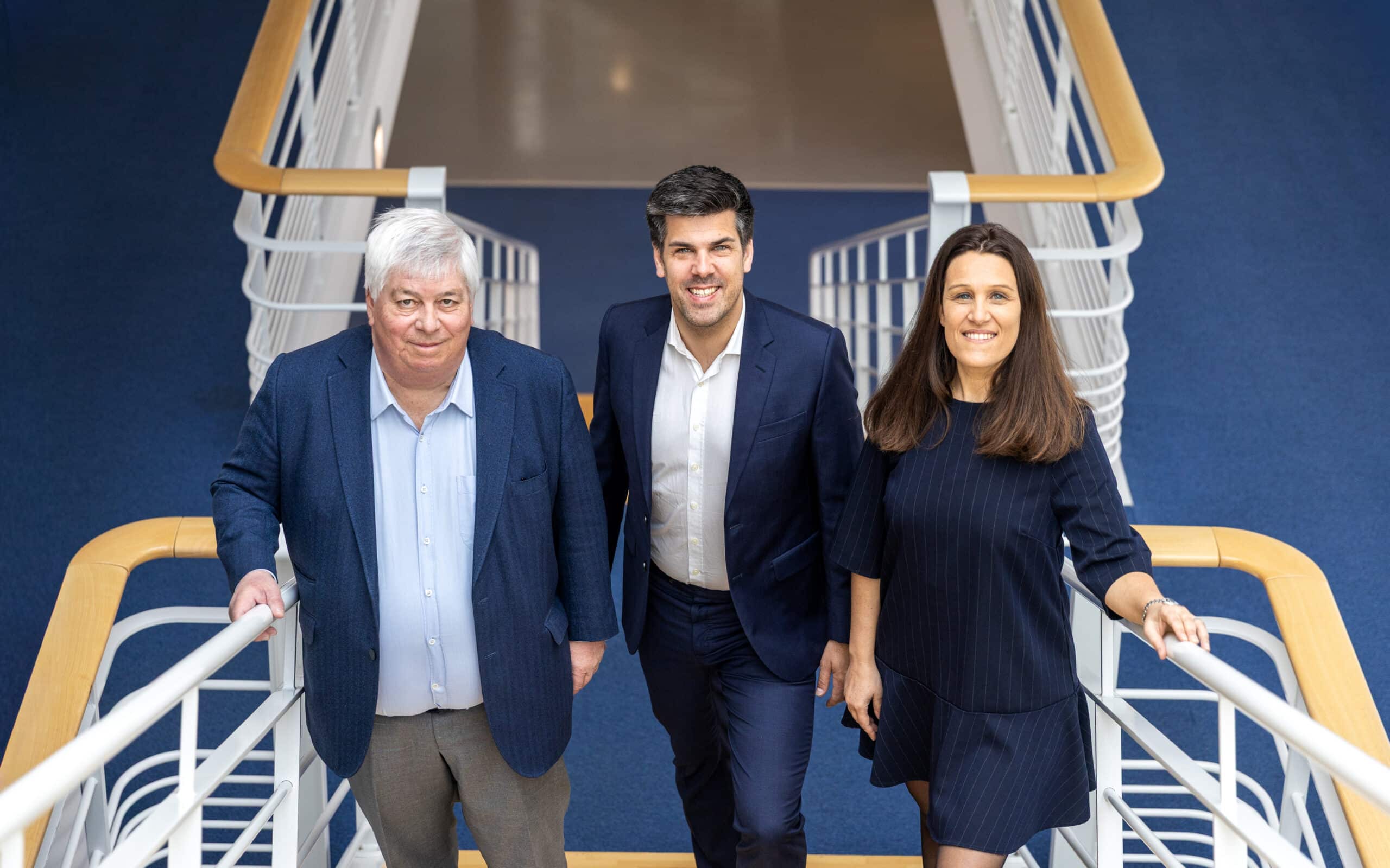 Adelaïde wächst weiter in Europa - v.l.n.r.: Gilles Bénéplanc, Benjamin Verlingue, Audrey Verlingue.