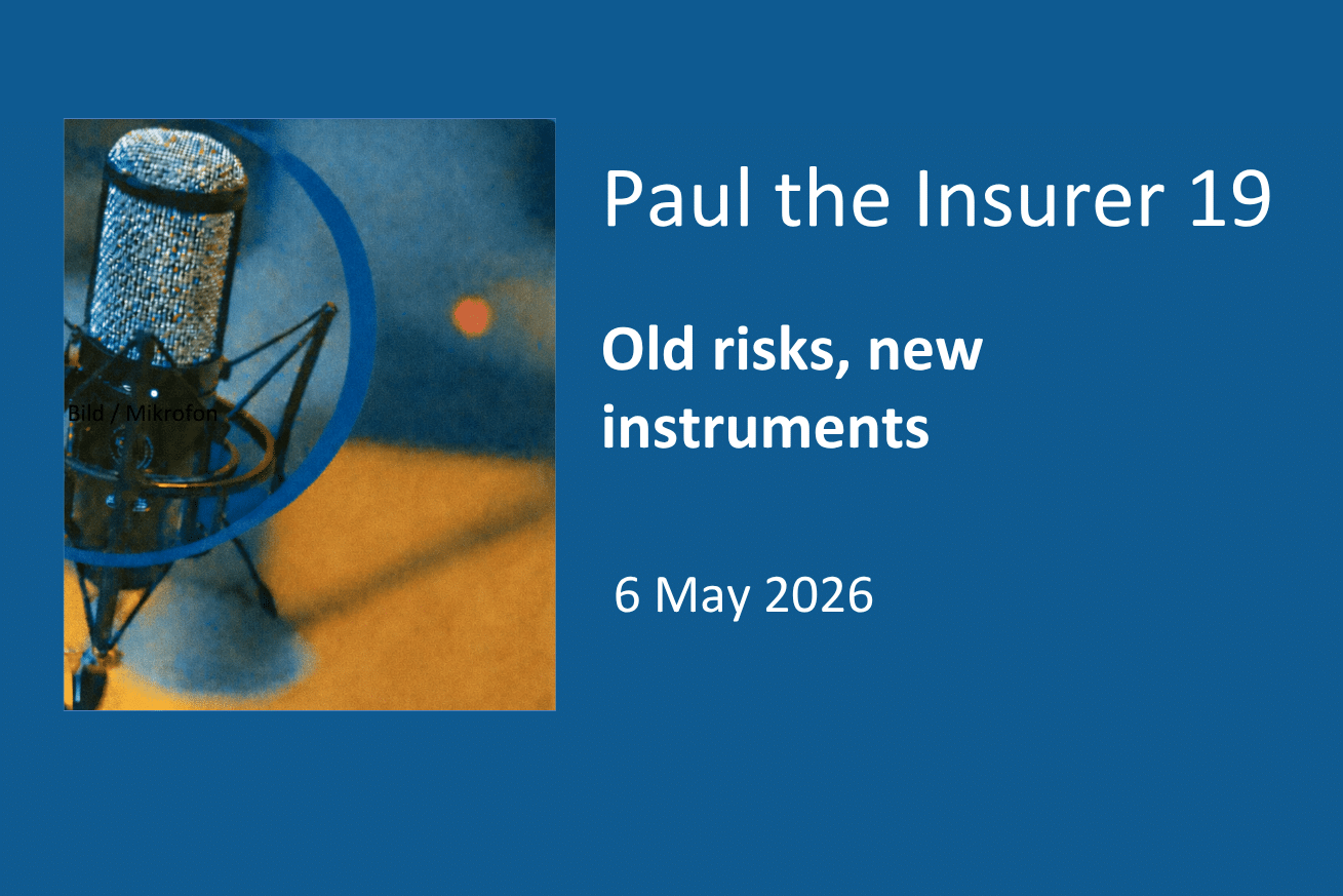 Old risks, new tools in the latest episode of Paul the Insurer.