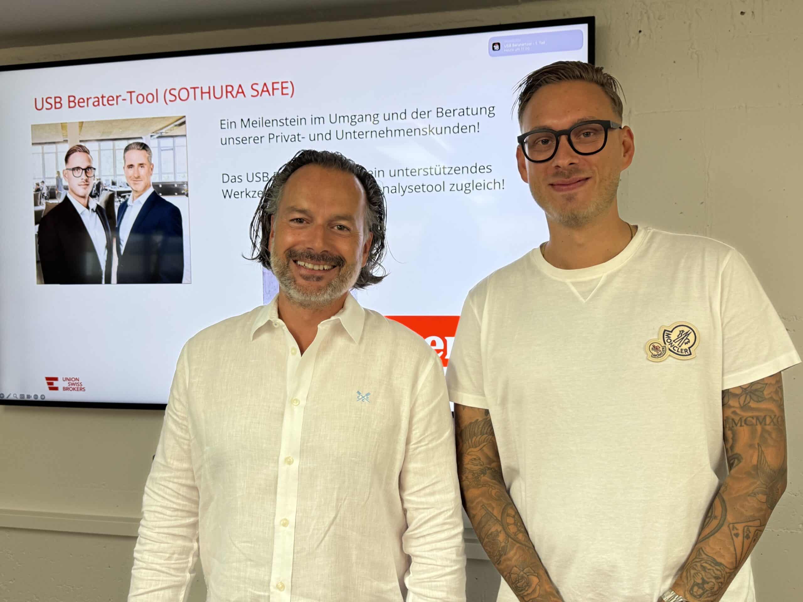 KI trifft Brokeralltag mit Alexander (Gigi) Kunz von Union Swiss Brokers Holding AG und Silvio Siegenthaler von Sothura.
