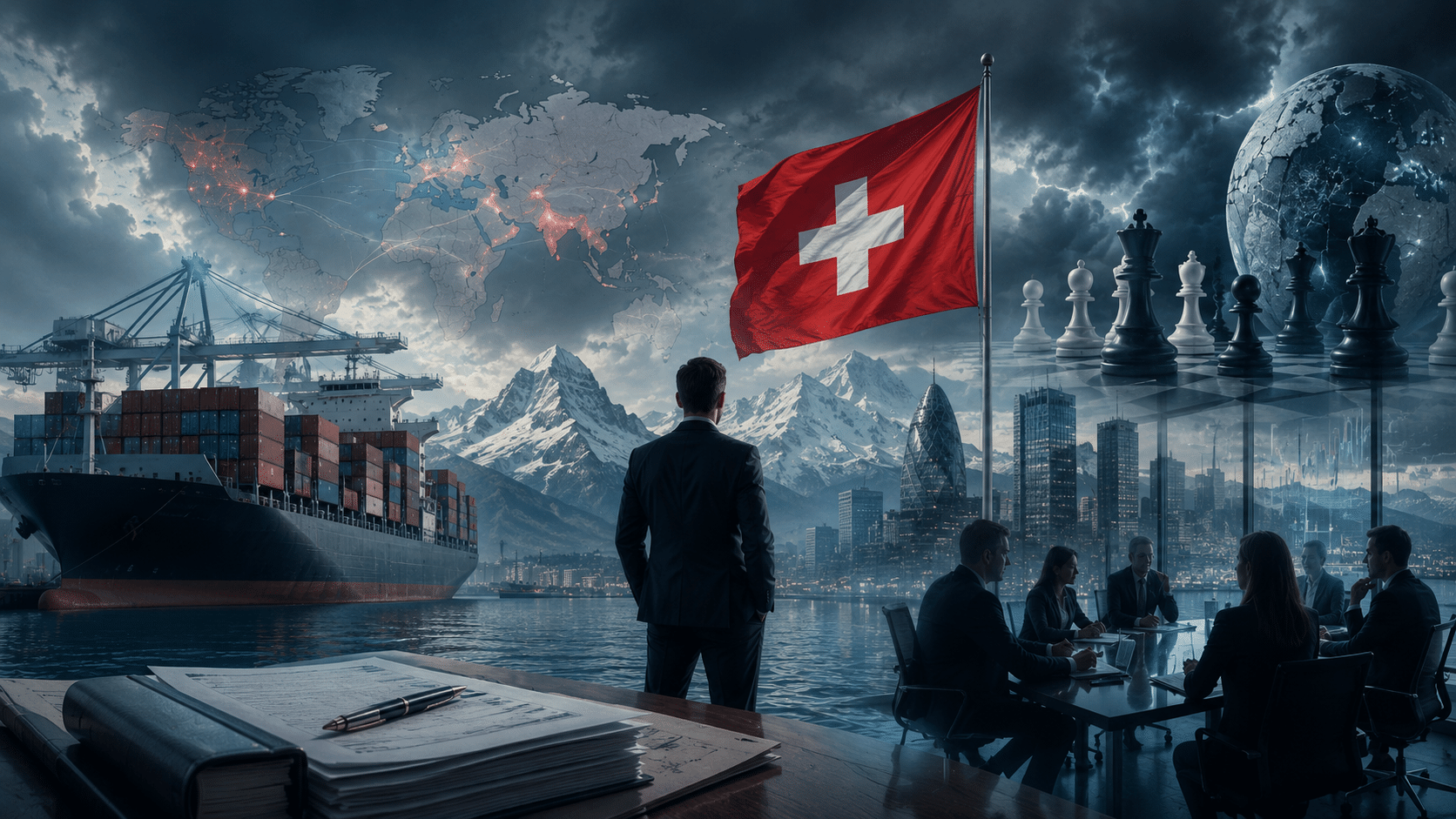 Die Schweiz ist als offene Exportwirtschaft besonders exponiert.