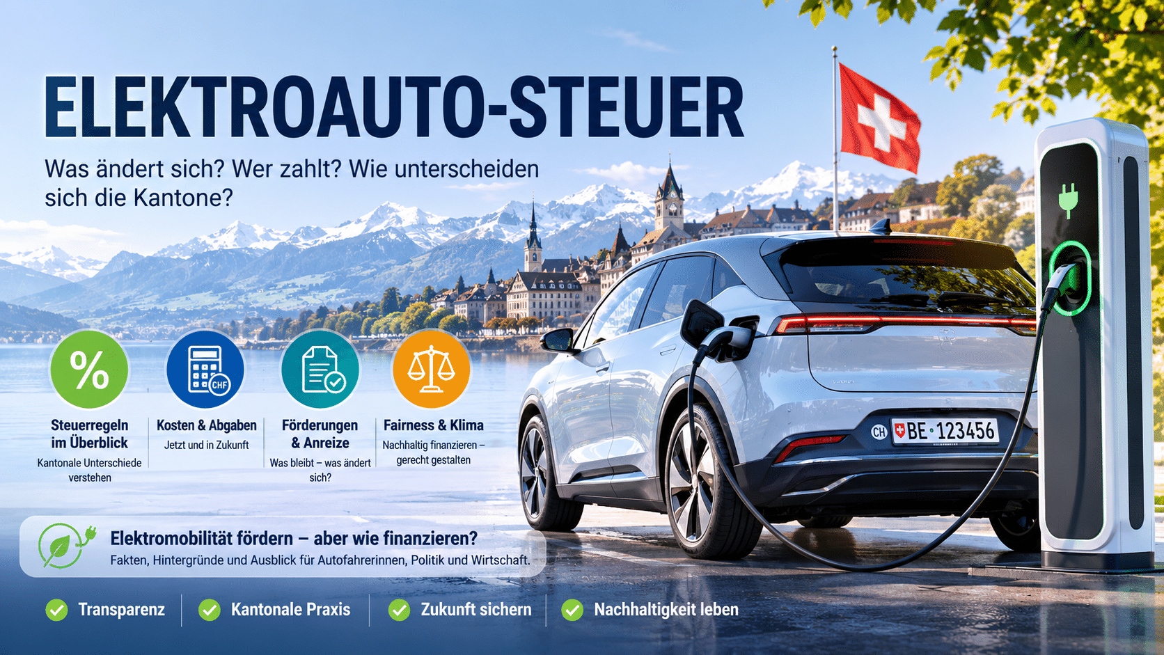 Breite Zustimmung für die Elektroauto-Steuer.
