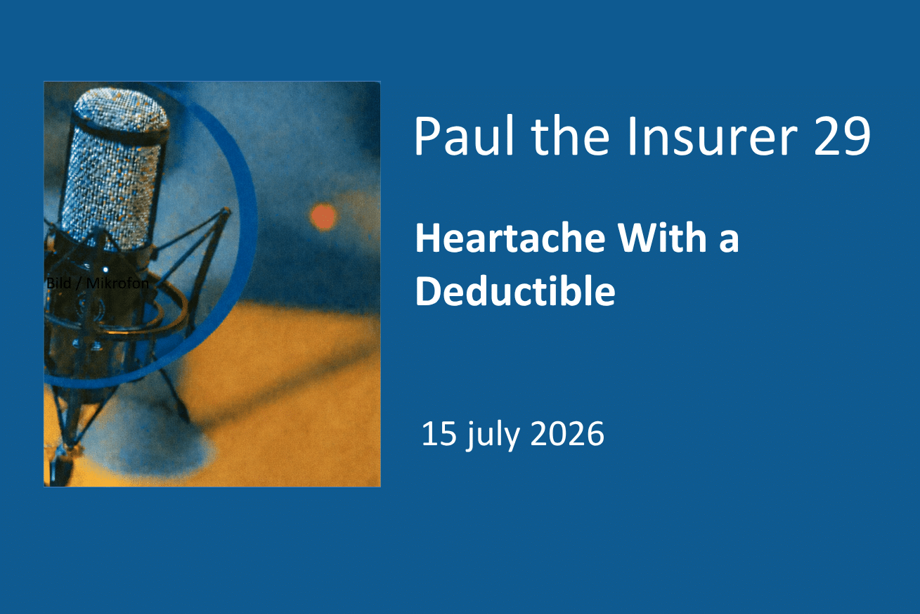 Where does what is insurable end, and where does life begin?