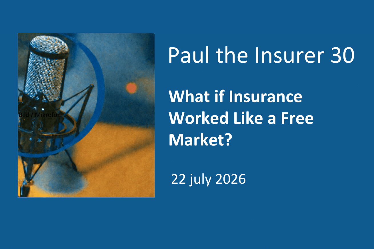 Couldn't insurance also operate dynamically, decentralized, and in real time?
