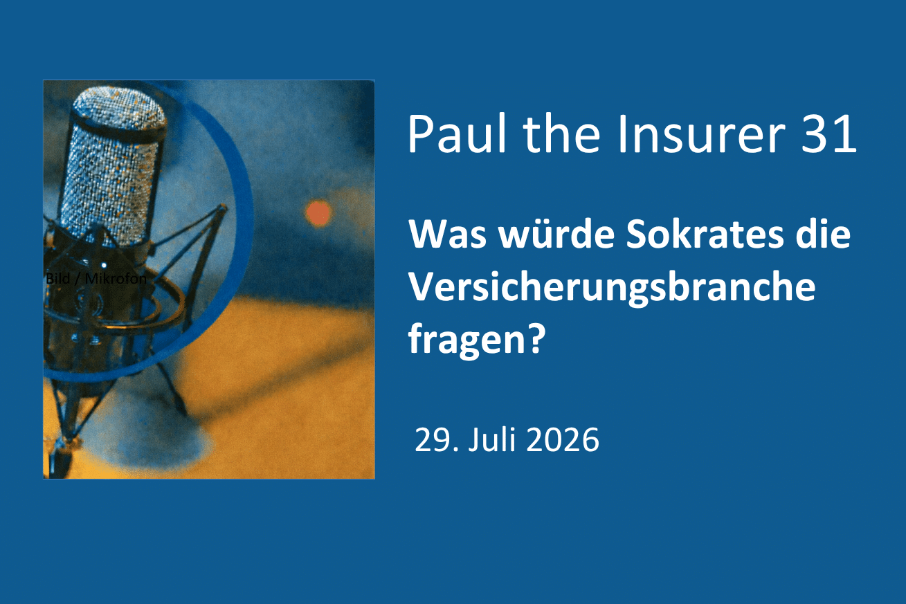Was würde Sokrates die Versicherungsbranche fragen? Ein Gedankenexperiment aus dem Podcast «Paul the Insurer» bringt eine alte philosophische Methode in die moderne Versicherungswelt und stellt Fragen, die unbequem treffen. Sokrates schrieb keine Zeichnungsrichtlinien und baute keine […] 29 Juli, 2026 | Aktuell Allgemein Podcasts ↧ Ein Gedankenexperiment bringt eine alte philosophische Methode in die moderne Versicherungswelt. Ein Gedankenexperiment bringt eine alte philosophische Methode in die moderne Versicherungswelt. Ein Gedankenexperiment aus dem Podcast «Paul the Insurer» bringt eine alte philosophische Methode in die moderne Versicherungswelt und stellt Fragen, die unbequem treffen. Sokrates schrieb keine Zeichnungsrichtlinien und baute keine KI-Preismodelle. Doch der griechische Philosoph, bekannt für seine unerbittliche Fragetechnik, würde der Versicherungsbranche heute Fragen stellen, die weit über Schadenquoten und Tarifmodelle hinausgehen. In der jüngsten Folge von «Paul the Insurer» wird genau dieses Gedankenspiel durchexerziert: Was, wenn Sokrates mit Klemmbrett und unerschöpflicher Neugier durch die Versicherungswelt wandeln würde? Was ist Risiko wirklich? Die Branche versichert dagegen, bepreist es, vermeidet es. Doch versteht sie, was es eigentlich ist? Ist Risiko etwas Äusseres, dem Menschen ausgeliefert sind, oder entsteht es aus menschlicher Unwissenheit und Angst? Sokrates würde Versicherer drängen, Risiko jenseits der Zahlen zu definieren und sich den moralischen und philosophischen Dimensionen von Unsicherheit zu stellen. Dient ihr der Gerechtigkeit oder dem Gewinn? Wird ein Anspruch abgelehnt, weil er unrechtmässig ist oder weil er unrentabel ist? Diese Frage zwingt zur Reflexion darüber, ob ethische oder kommerzielle Motive den Ausschlag geben, wenn Ansprüche zurückgewiesen oder verzögert werden. Warum schliesst Schutz die Verletzlichsten aus? Wenn Versicherung Schutz bedeutet, warum finden sich gerade jene, die ihn am meisten brauchen – Migranten, Ältere, Menschen in prekären Verhältnissen – häufig aus dem Markt gepreist oder ausgeschlossen? Sokrates würde auf das Paradox der Solidarität hinweisen: Wer das grösste Risiko trägt, ist in der heutigen Marktlogik oft am schwersten versicherbar. Kann Tugend gezeichnet werden? Wer gesund lebt oder sich verantwortungsvoll verhält, erhält niedrigere Prämien. Doch wer definiert diese Tugenden und mit welcher Autorität? Die moralischen Annahmen hinter Underwriting-Kriterien, etwa die Idee, dass Menschen sich bessere Prämien durch Verhalten oder Genetik «verdienen», stünden im Zentrum seiner Fragen. Verkauft ihr Gewissheit oder nur die Illusion davon? Bietet eine Police echte Seelenruhe oder lediglich die Hoffnung, dass die Katastrophe nicht innerhalb der Ausschlussklauseln eintritt? Sokrates würde auf Transparenz und Komplexität drängen und hinterfragen, ob Kundinnen und Kunden tatsächlich verstehen, was sie kaufen. Was bedeutet Fairness in der Preisgestaltung? Eine junge Fahrerin zahlt mehr, weil sie als risikoreicher gilt. Doch wenn alle nach Wahrscheinlichkeit bezahlen, wo bleibt die kollektive Pflicht, einander zu helfen? Diese Frage rührt an die Spannung zwischen versicherungsmathematischer und moralischer Fairness, besonders im Vergleich zwischen öffentlicher und privater Versicherung. Wer klärt die Versicherten auf? Wie kann eine freie Entscheidung getroffen werden von jemandem, der die Bedingungen nicht versteht? Ein klassisch sokratisches Anliegen: Kann Zustimmung ohne Wissen gültig sein? Diese Frage führt direkt zu einer Kritik am Kleingedruckten, an undurchsichtigen Vertragsbedingungen und mangelnder Verbraucherbildung. Die Seele der Versicherung Sokrates würde sich nicht mit Policen oder Preismodellen aufhalten. Er würde auf das Wesentliche zielen: Was ist der Zweck von Versicherung? Wem dient sie? Und wie lässt sie sich besser mit Gerechtigkeit, Wahrheit und dem Gemeinwohl in Einklang bringen? In seinem Geist könnten Versicherer davon profitieren, nicht nur über Schadenquoten, sondern über die Werte hinter ihrem Geschäft tiefer nachzudenken. Binci Heeb Paul the Insurer hat weitere Inhalte, die Sie interessieren könnten, wie beispielsweise die Reihe von Interviews mit Führungskräften aus der Versicherungsbranche. Lesen und hören Sie auch: Was, wenn Versicherung wie ein freier Markt funktionieren würde?