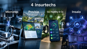 Vorstellung von 4 neuen Mitgliedern des Swiss InsurTech Hub (SIH).