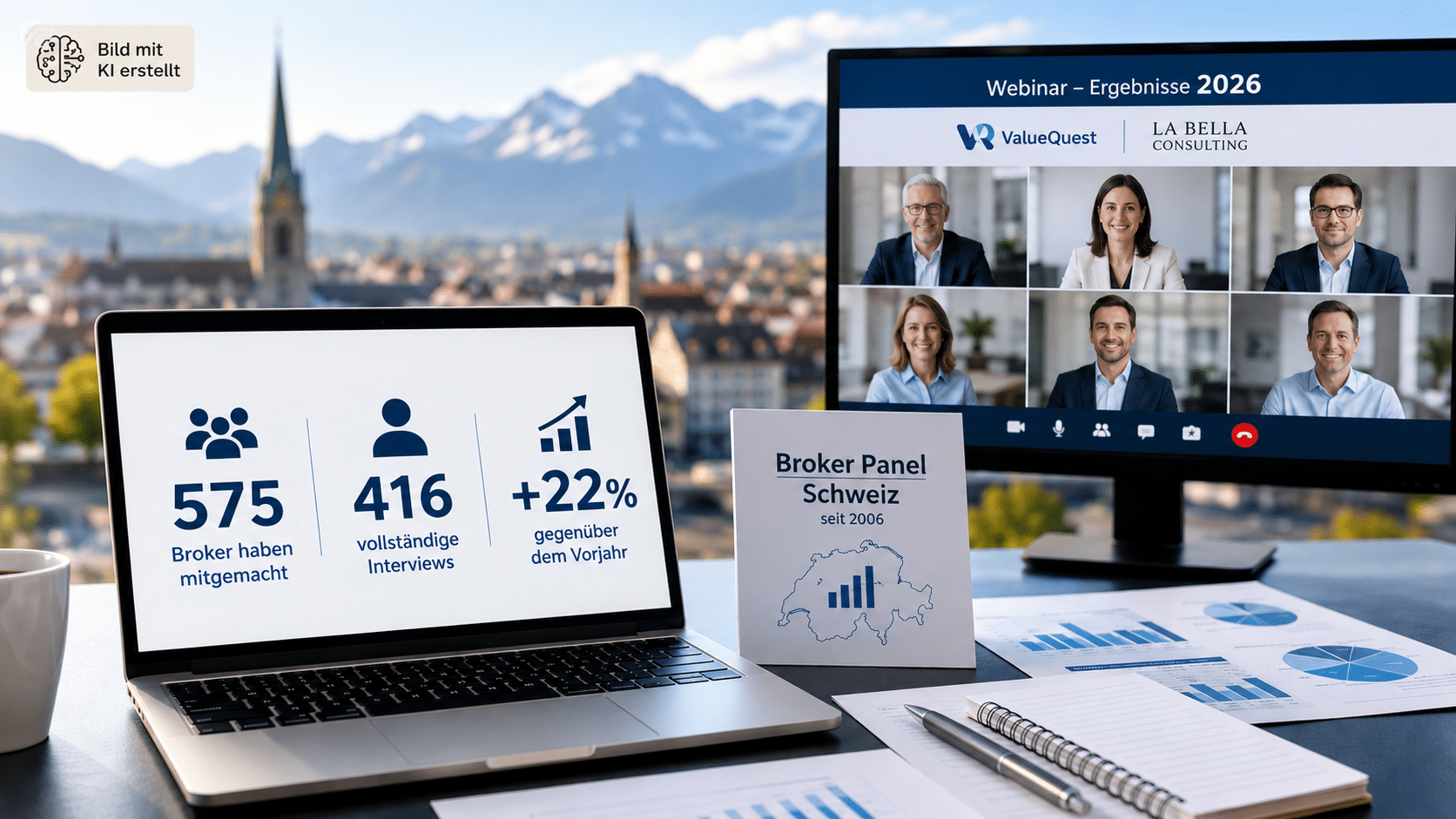 Das Broker Panel Schweiz ist seit 2006 ein etabliertes Instrument im Markt.