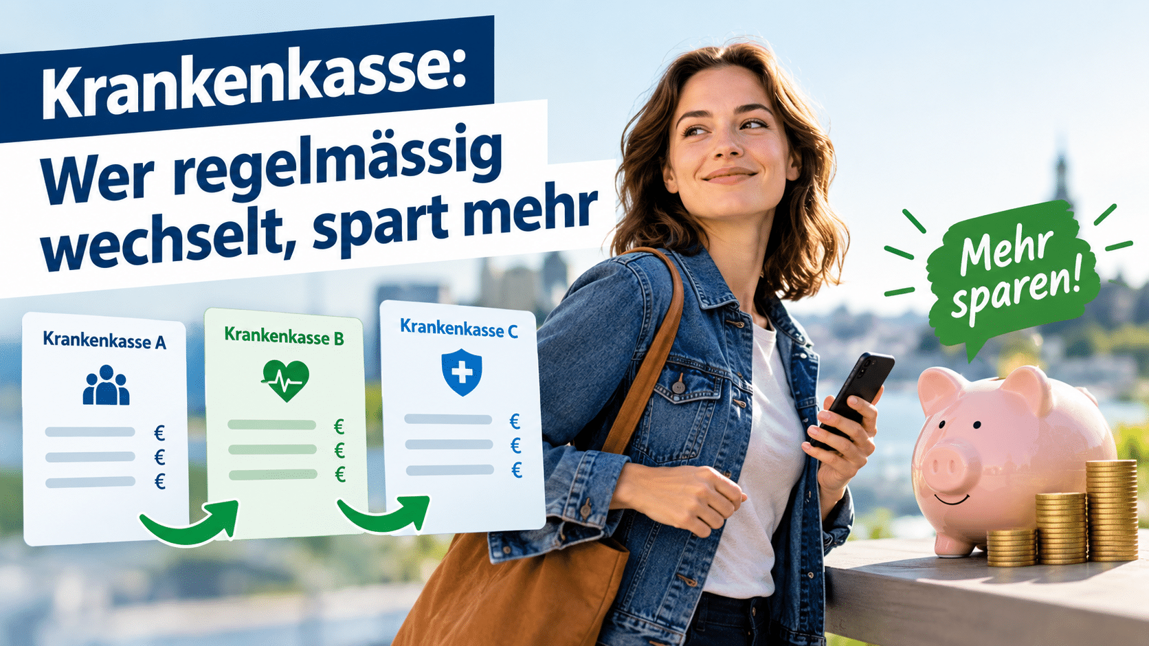 Krankenkassenwechsel birgt Sparpotenzial.