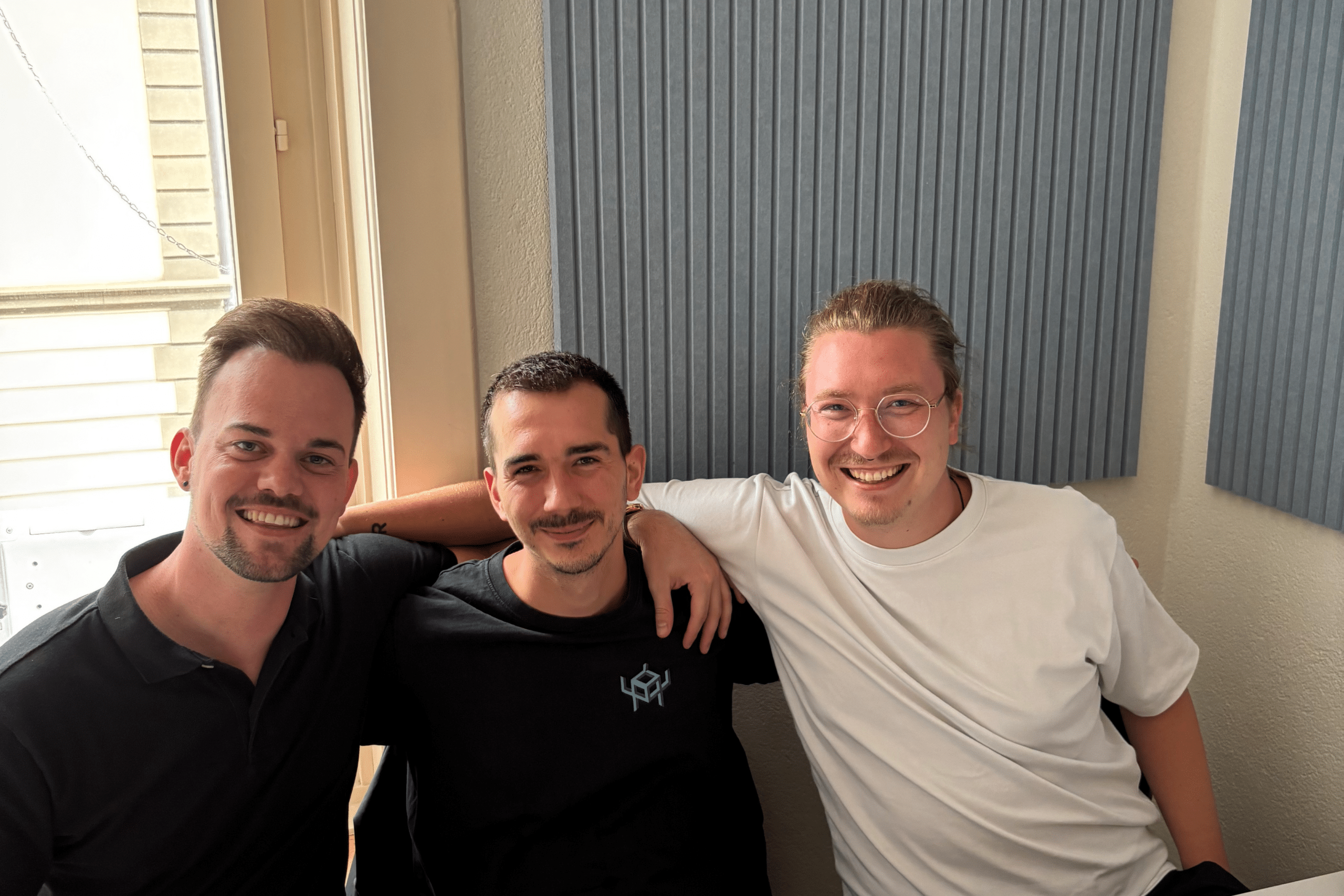 Das Gründerteam von faula: v.l.n.r.: Jonathan Schönthal Joshua Stump und Elias Nast.