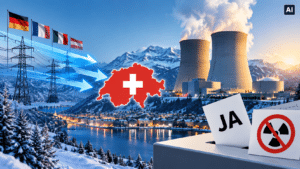 Die Schweiz ist im Winter meist auf Stromimporte angewiesen, Tendenz steigend.