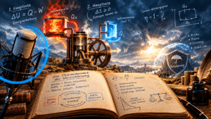 Paul überträgt den ersten Hauptsatz der Thermodynamik auf die Versicherung.